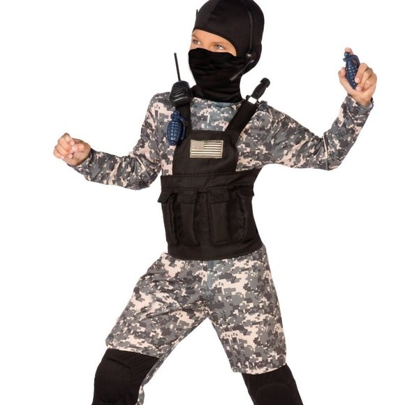 Navy SEAL 8 Piece Set Child Costume - Small 4-6 NEW - Picture 1 of 1